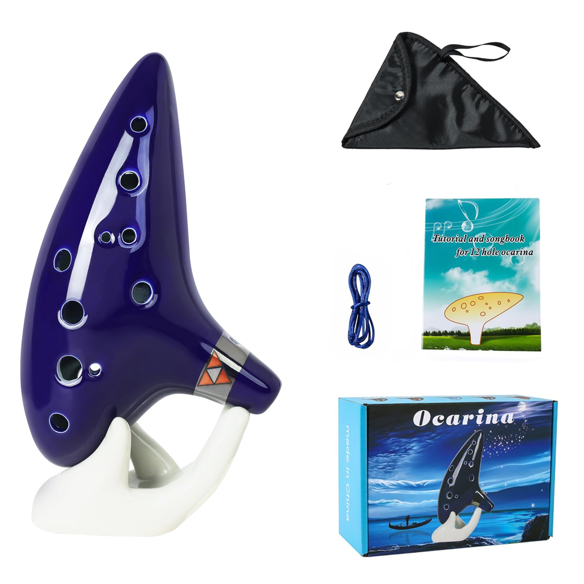 Musical Instrument Book - Nuova Ocarina in Ceramica a 12