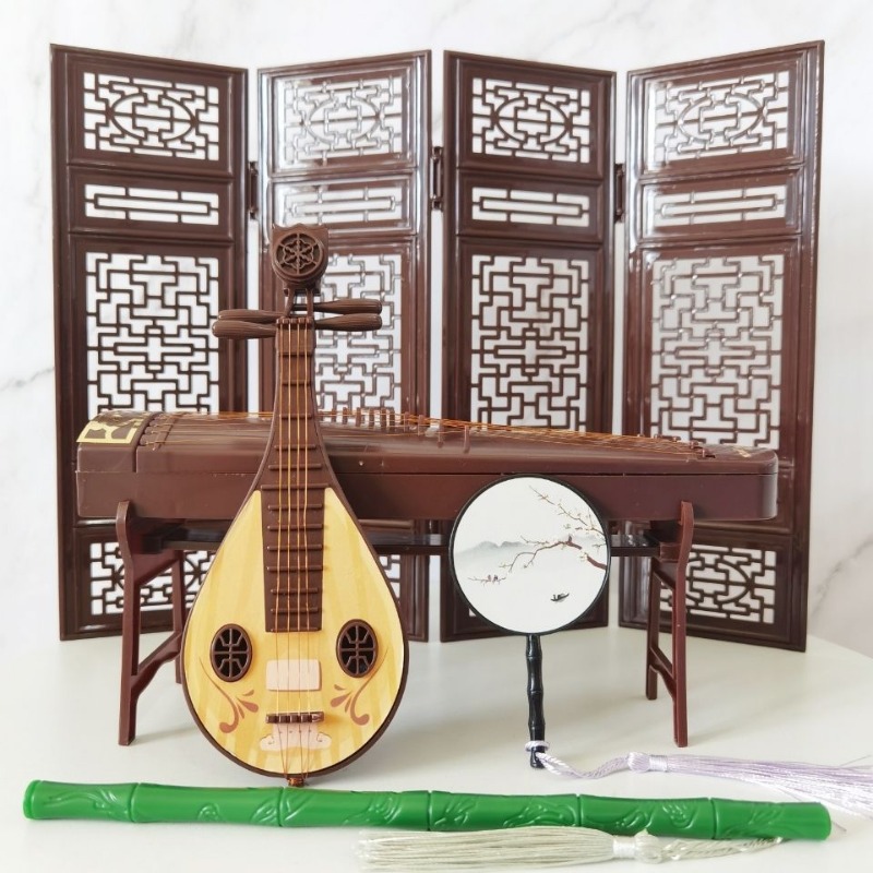 Musical Instrument Xiao - Accessori per bambole antiche ornamenti in