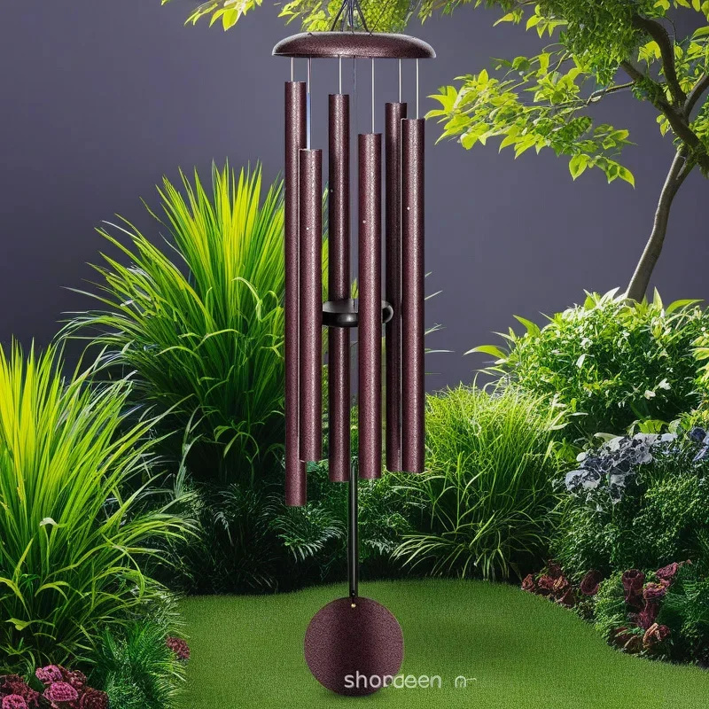 Wind Chime Tubular - Campana da giardino con tubo in
