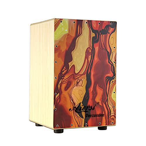 Musical Instrument Box - Cajon in Legno Colorato, Strumento a