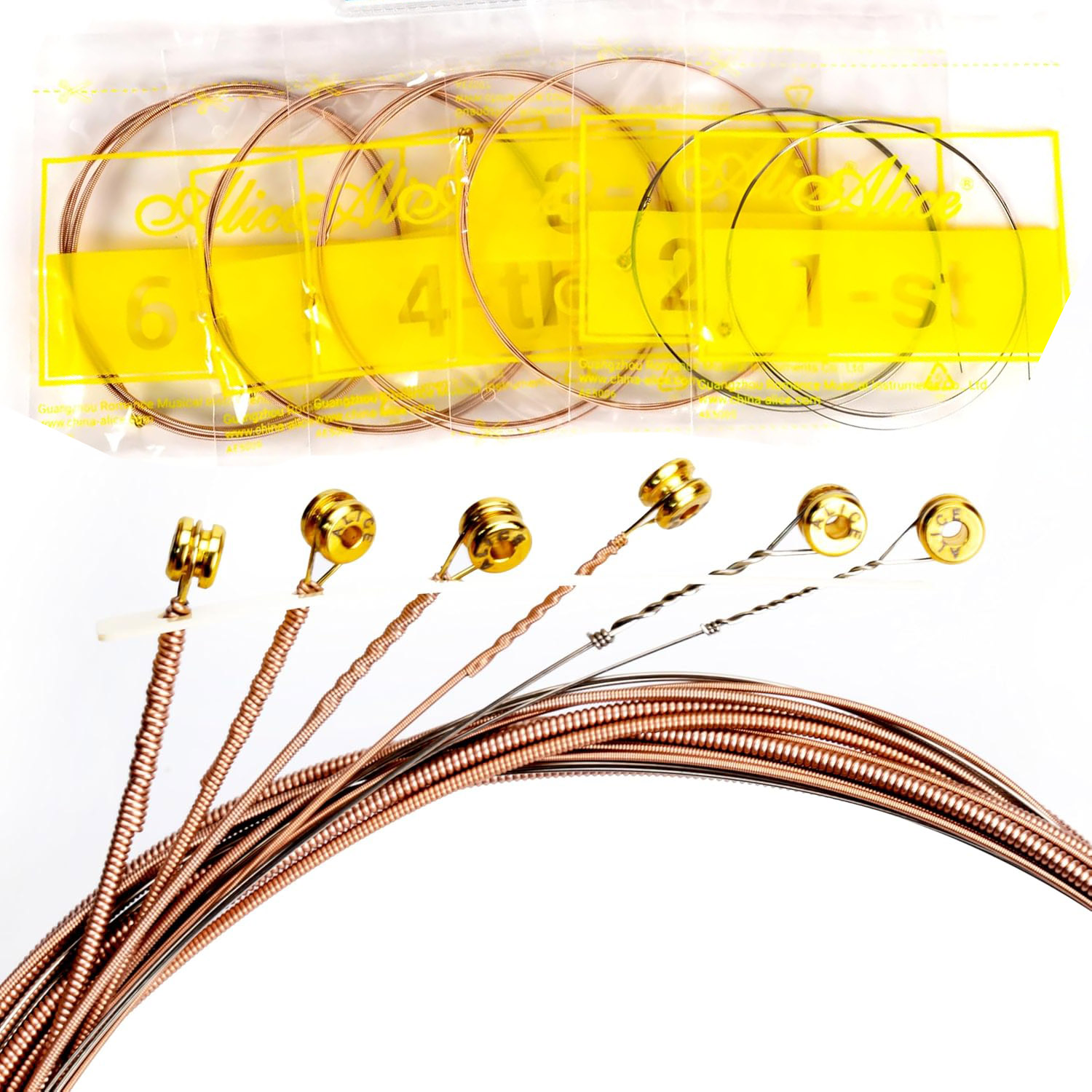 Set di 2/6 Corde per Chitarra  - Musical Instrument Strings recensione e prezzo